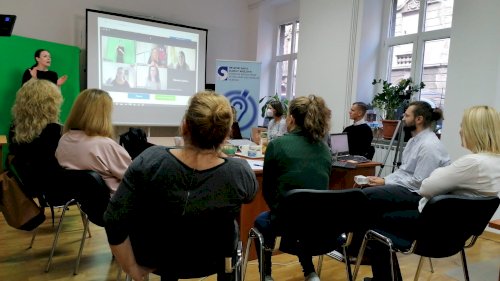 Projekto DEAFMEDIA koordinatorių susitikimas Zagrebe 2021-10-13/14