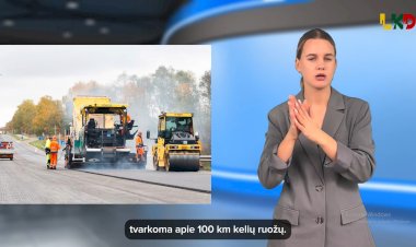 Saugus eismas remontuojamuose keliuose