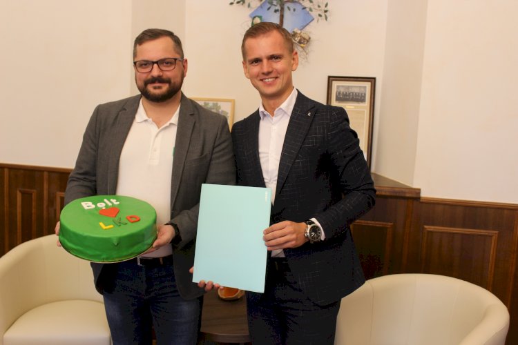 LKD prezidentas Kęstutis Vaišnora ir Bolt tarptautinės pavežėjimo bendrovės Lietuvoje vadovas Andrius Pacevičius pasirašė bendradarbiavimo sutartį!