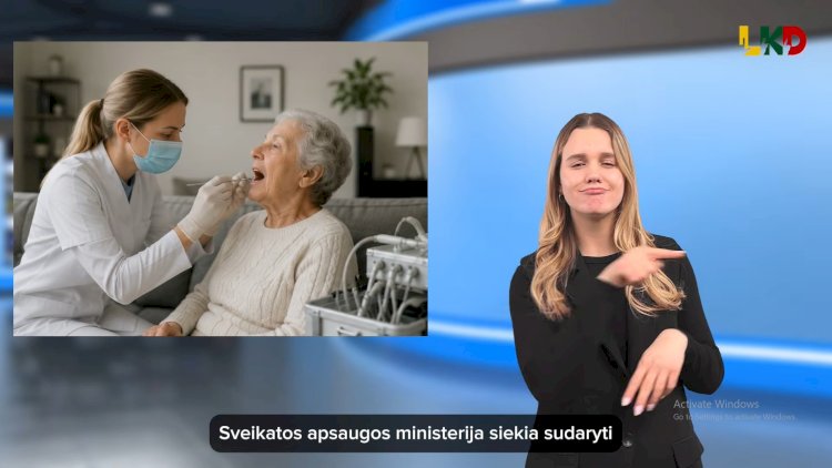 Odontologinės paslaugos žmonėms su sunkia negalia