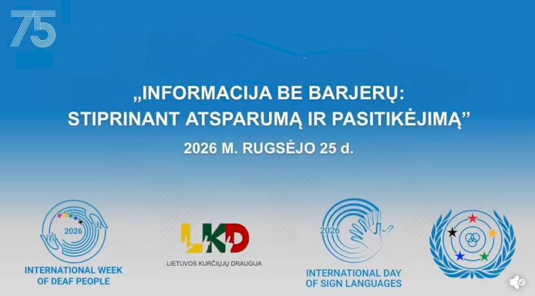 Konferencija „Informacija be barjerų: stiprinant atsparumą ir pasitikėjimą“